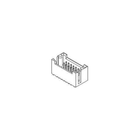 Molex Board Connector, 26 Contact(S), 2 Row(S), Male, Straight, Solder Terminal 25024026